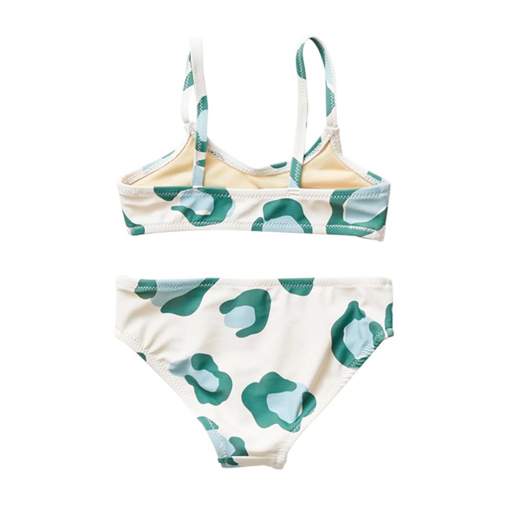 Pink Chicken - Kid's Poppy Bikini - Blue Pine Oversized Leopard - Picture 2 of 2